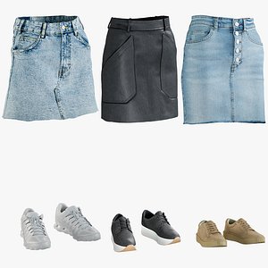 Skirt with Sneakers Collection