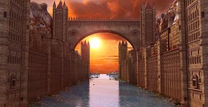 city fantasy 3D