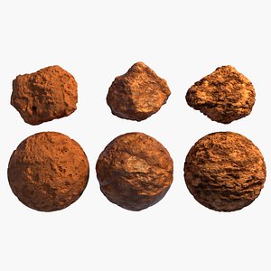 Desert rocks materials model