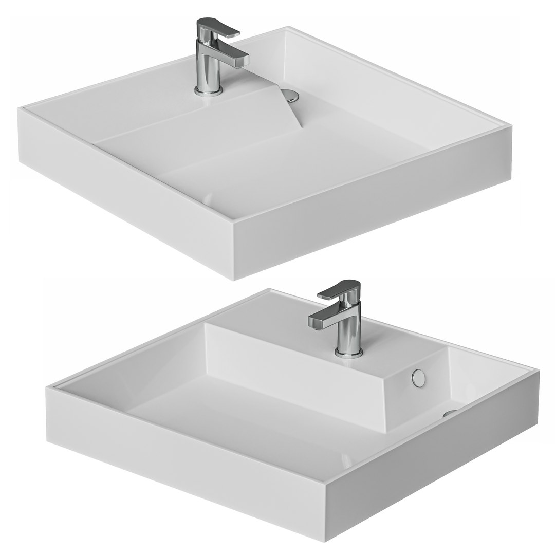 3D model Sinks in the bathroom - TurboSquid 1965304
