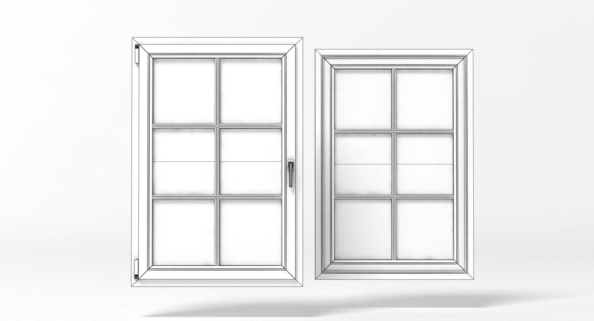 Window Realistic 3d Model