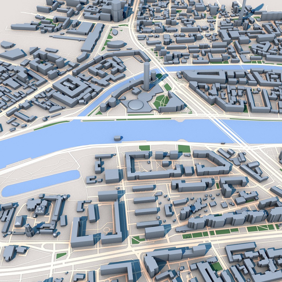 3D Model Moscow City Russia - TurboSquid 2350163