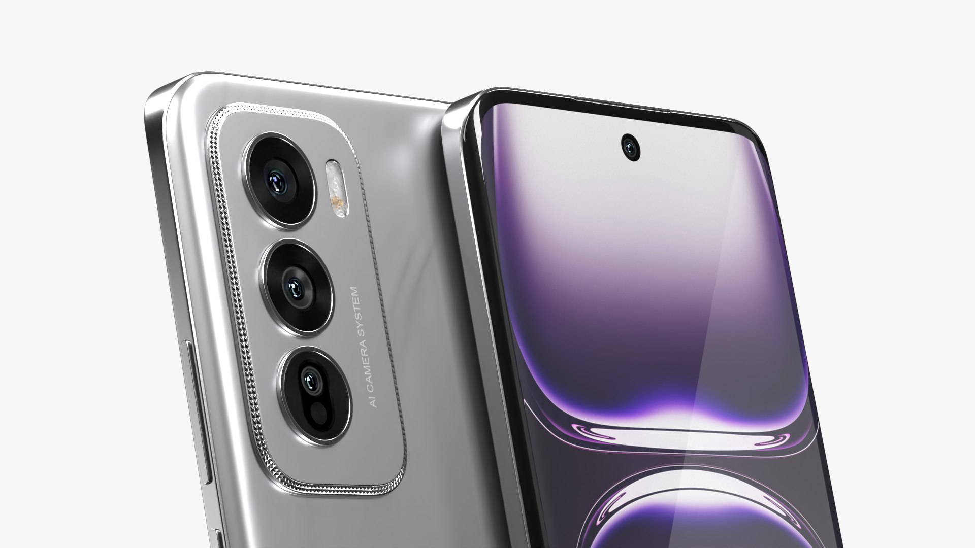 OPPO Reno 12 Astro Silver Model - TurboSquid 2248852