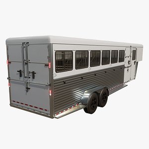 Gooseneck Horse Trailer Rigged