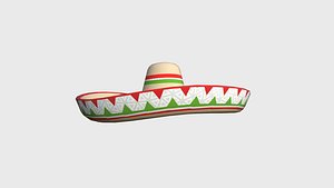 Mexican Hat 05 Sombrero - Character Design Fashion 3D model