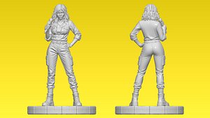 3D April ONeil - Stylized Fan Art 3D Printable Model free 3D print model model