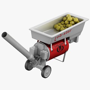 3d tennis ball machine model