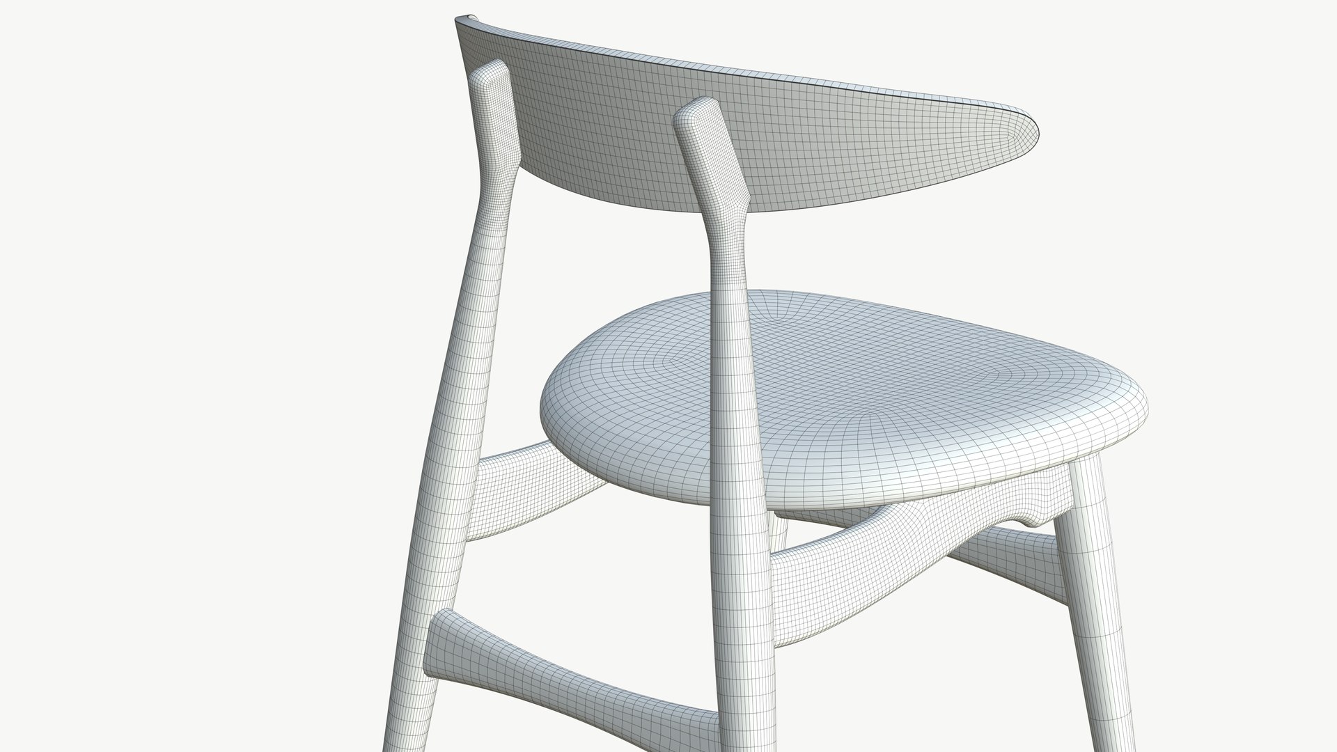 Wooden Chair Realistic Model - TurboSquid 2002216
