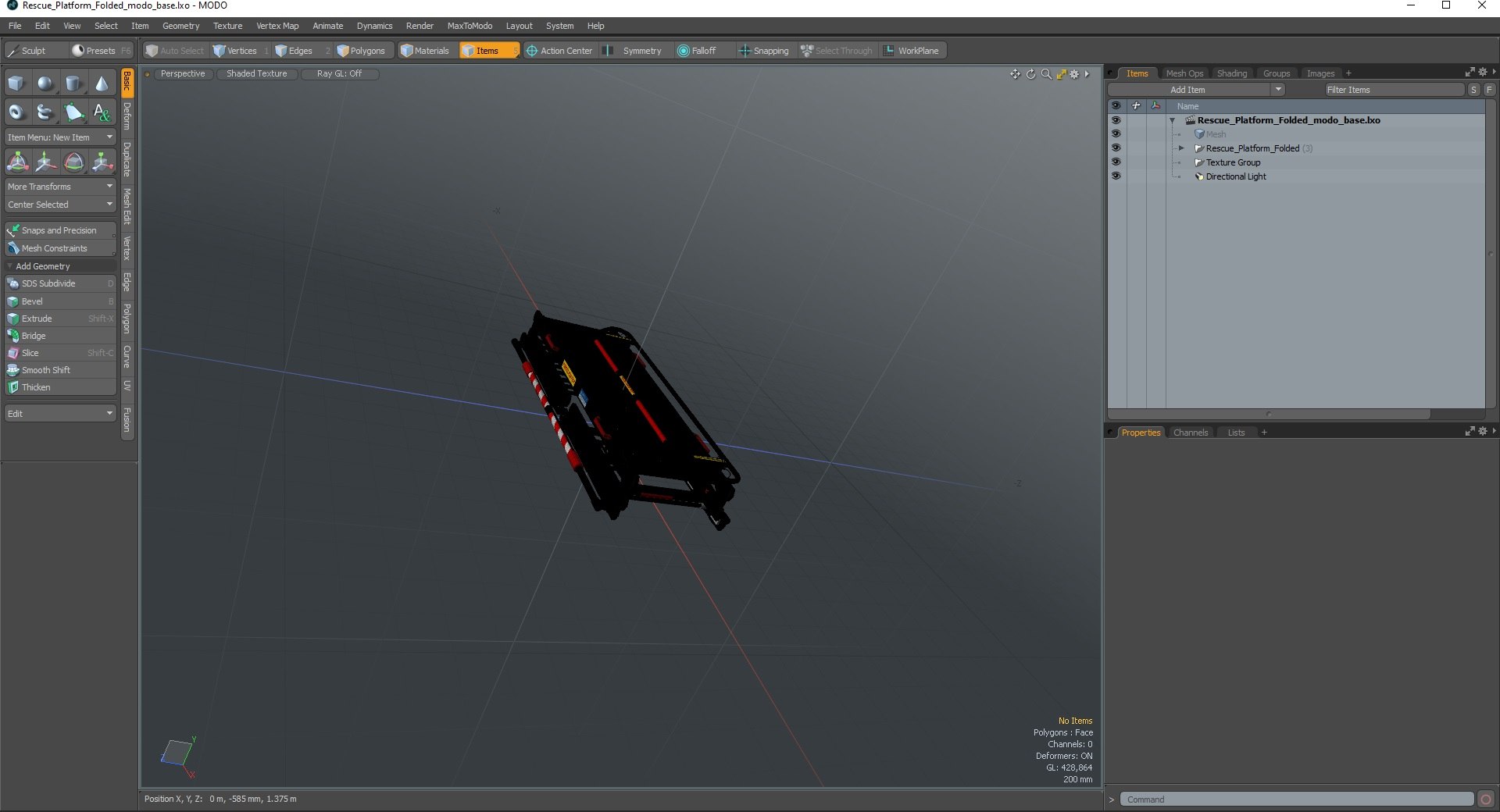 3D Rescue Platform Folded - TurboSquid 2211493