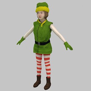 Christmas Elf 0008 3D model