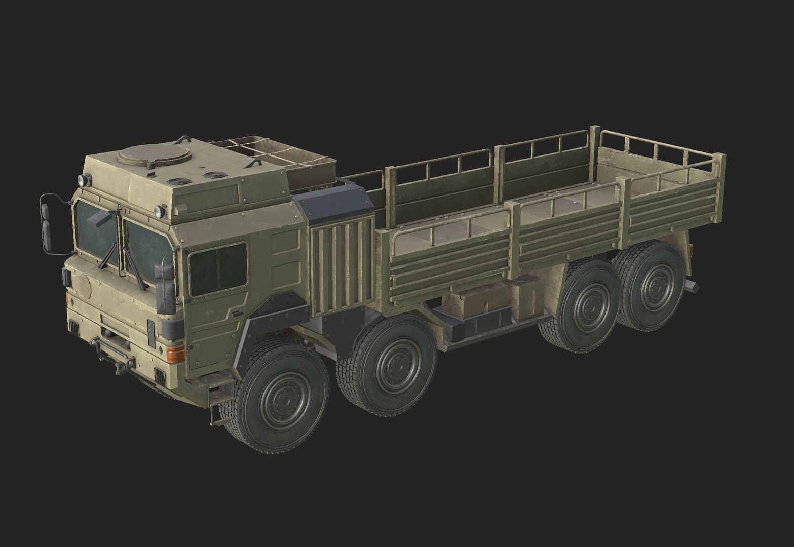 3D MAN HX77 Loader Military Truck - TurboSquid 2241535
