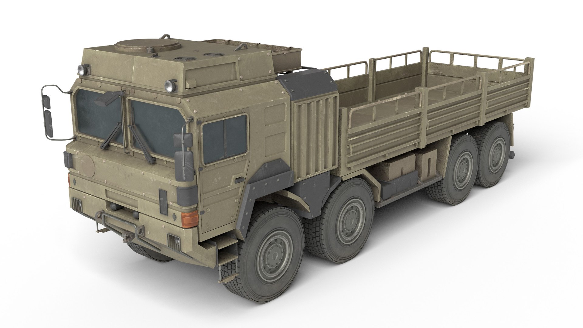 3D MAN HX77 Loader Military Truck - TurboSquid 2241535