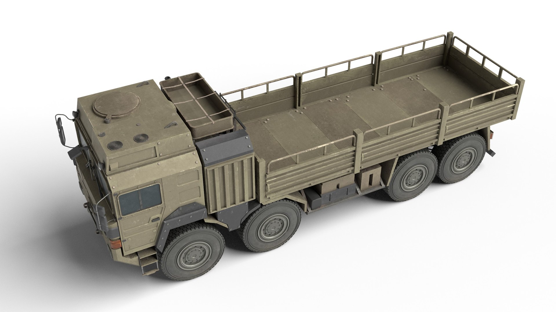 3D MAN HX77 Loader Military Truck - TurboSquid 2241535