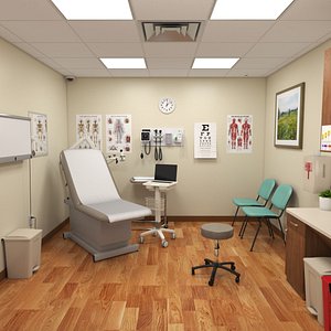 3D Clinic Exam Room