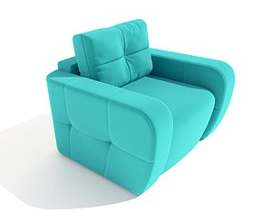 3d armchair renata pufetto