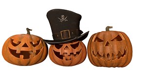 halloween pumpkins model
