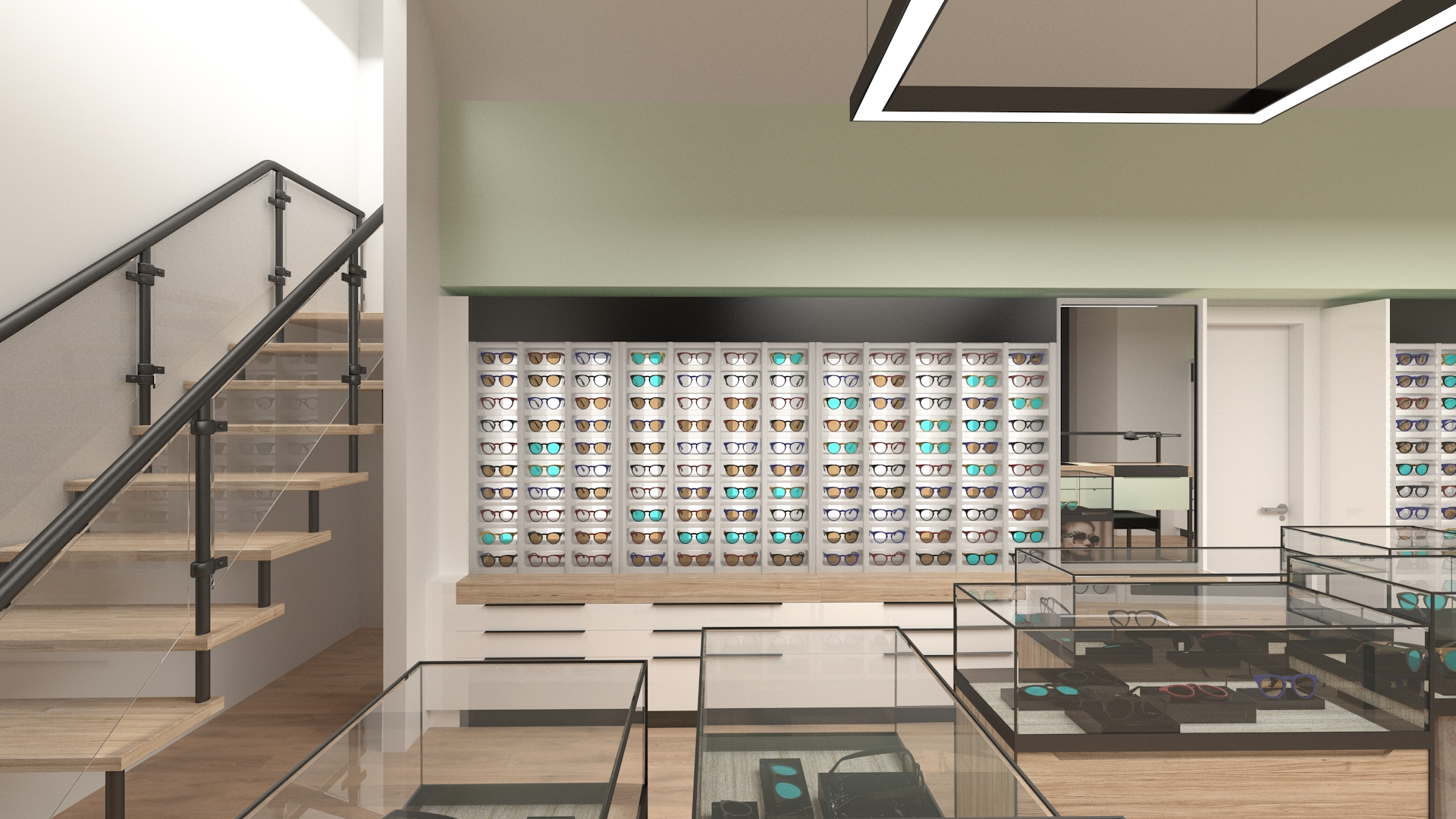 3D Model Optical Store Interior TurboSquid 1469509