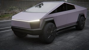 Tesla Cyber Truck Rigged