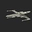 Star Wars X-Wing Starfighter and R2D2 Red