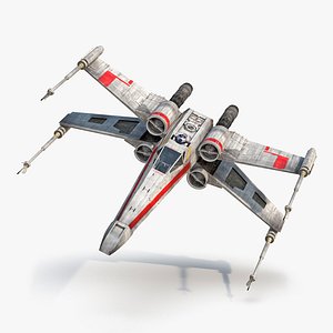 Star Wars X-Wing Starfighter and R2D2 Red