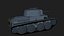 Pz Kpfw 38t LowPoly isometric