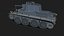 Pz Kpfw 38t LowPoly isometric