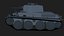 Pz Kpfw 38t LowPoly isometric