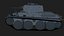 Pz Kpfw 38t LowPoly isometric