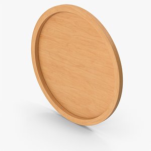 Wooden Round Signboard model
