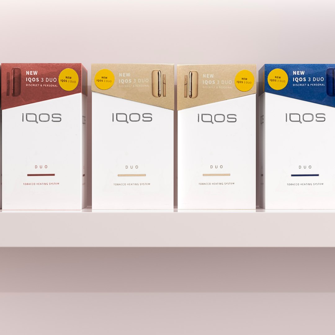 3D Showcase For The Sale Of IQOS With Sticks Model - TurboSquid 1763109