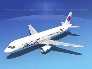 a320 airbus 3d model