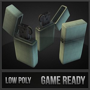 zippo lighter 3d model
