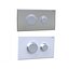 Flush Plate Set 2 for Installation Buttons Geberit