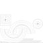 Flush Plate Set 2 for Installation Buttons Geberit