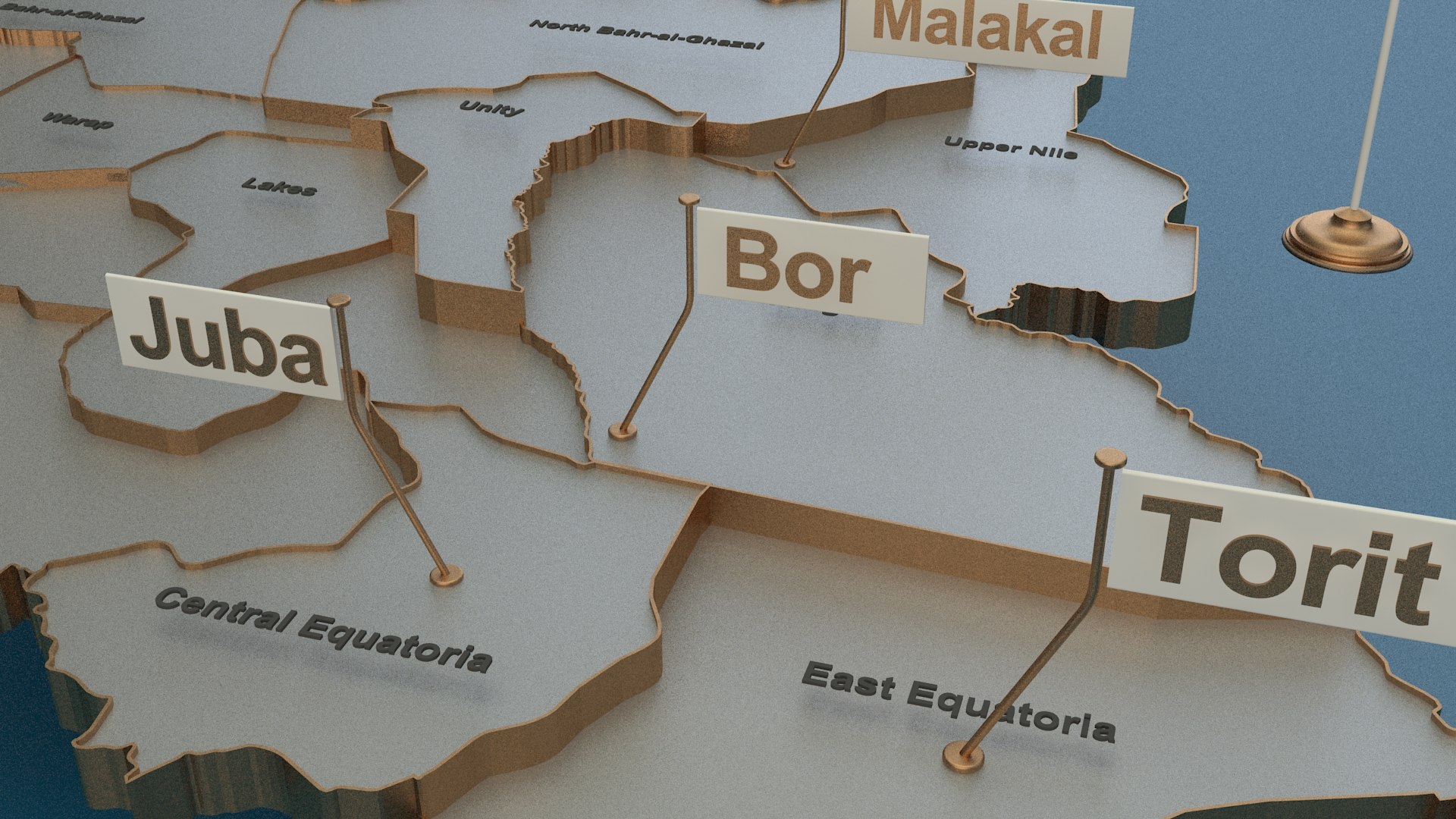 3D Model Provinces State Cities - TurboSquid 1692241