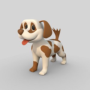 Dog Cartoon Rigged