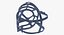Maschera da portiere per hockey su ghiaccio indossata