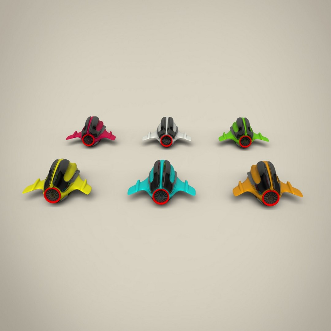 Spacecraft Set 3D Model TurboSquid 2295944