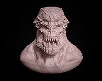 Bust of an alien Reigo
