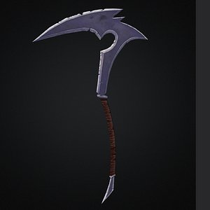 scythe handpaint obj