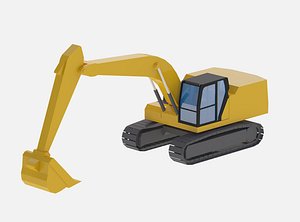 3D Excavator Construction 330 Simplified