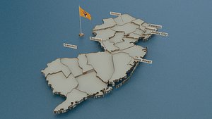 new state cities 3D model