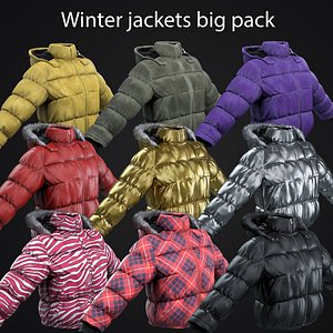 Winter jackets big pack