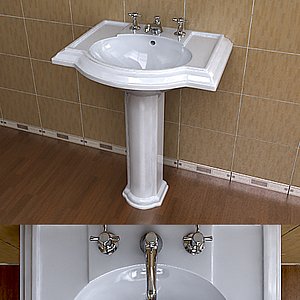 Kohler Devonshire Sink & Waterworks Faucet Set