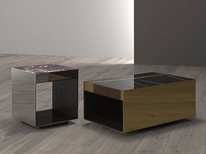 Elliott Side & Small Square Table