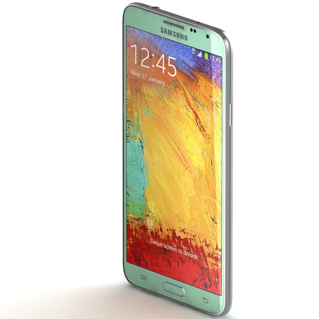 3d Model Samsung Galaxy Note 3