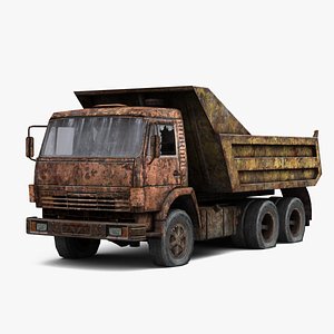 3d russian truck kamaz