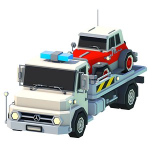 Cartoon PICKUP CAR 05 3D