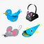 Craft Paper Toys Collection 2