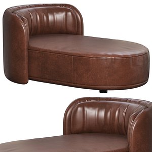 3D model Deep Armchair By Natuzzi Italia